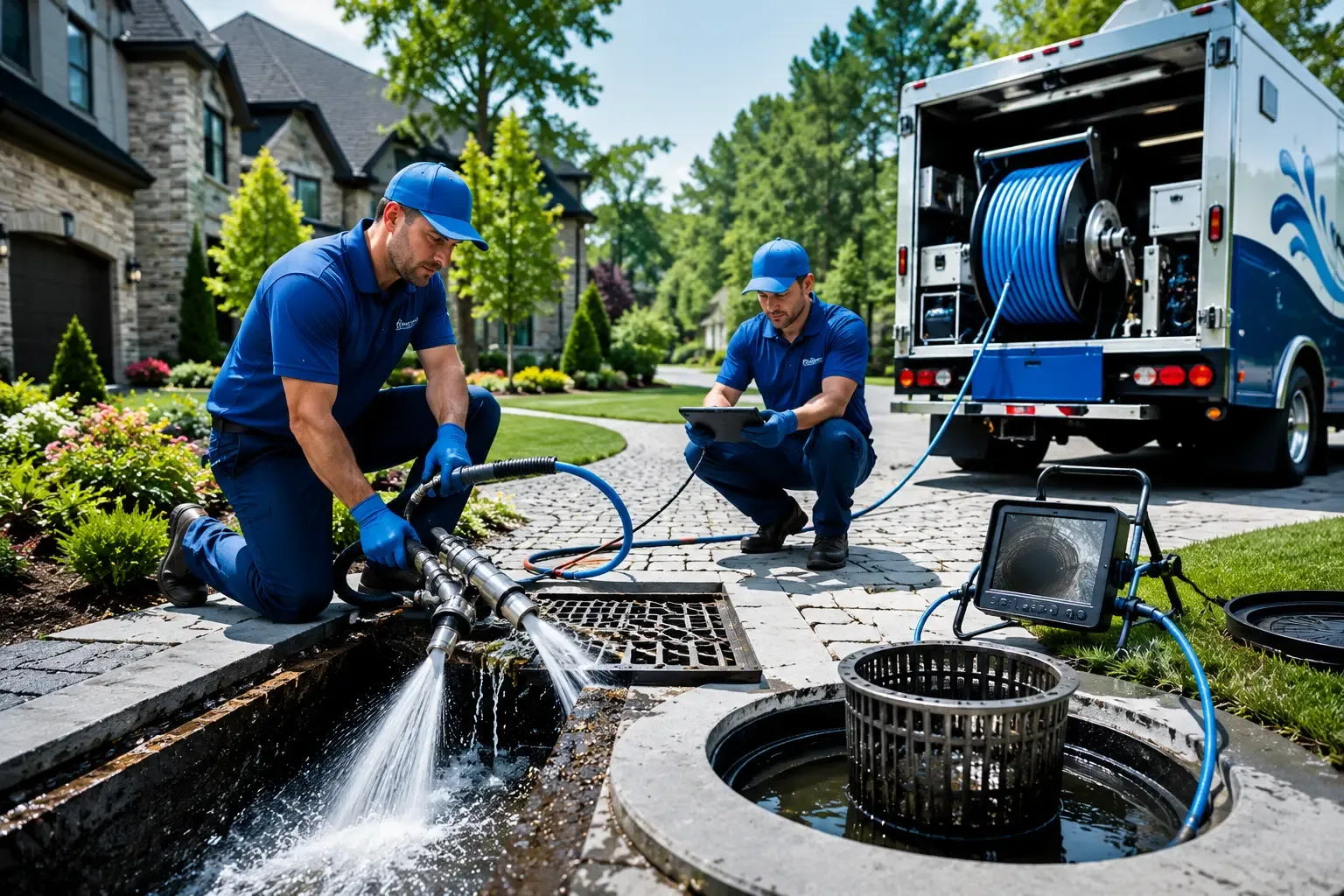 Local outdoor drain cleaning professionals in Strausstown, PA