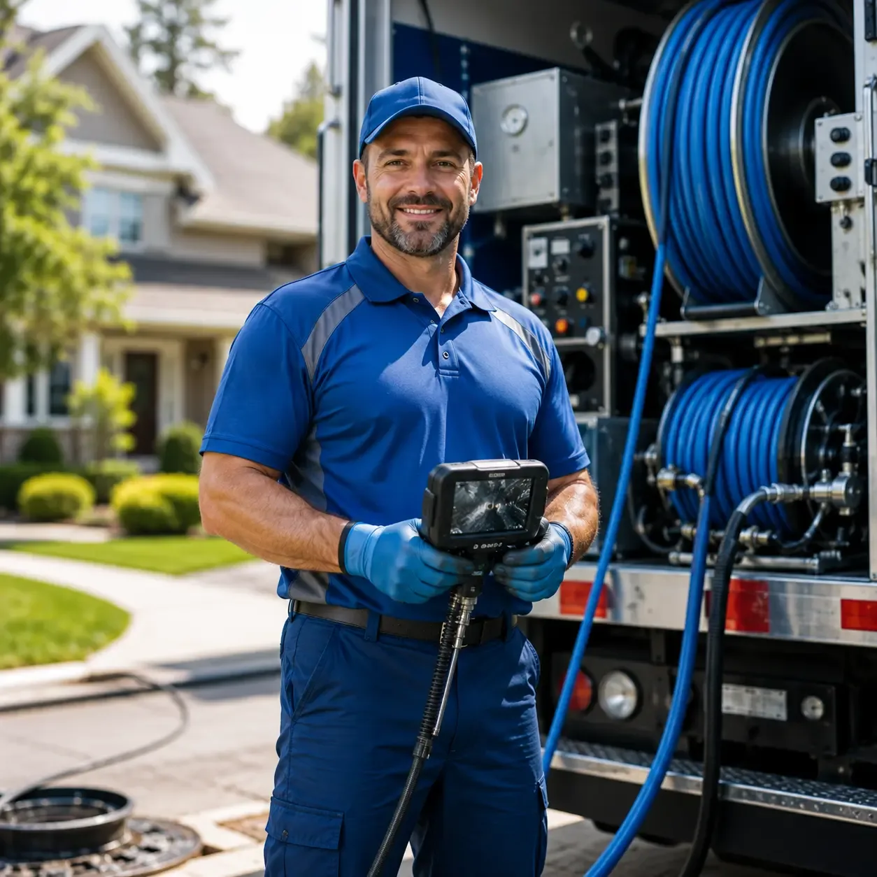 Local outdoor drain cleaning specialists in Strausstown, PA